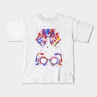 Optical Lens Trial Frame Eyeglass Optometry Kids T-Shirt